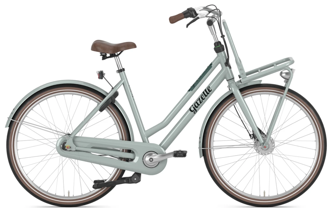 Rower miejski Gazelle Miss Grace Light olive 59