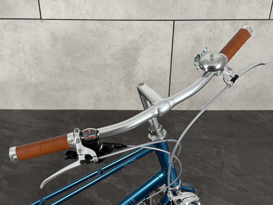 Rower miejski Gazelle Van Stael Born Blue