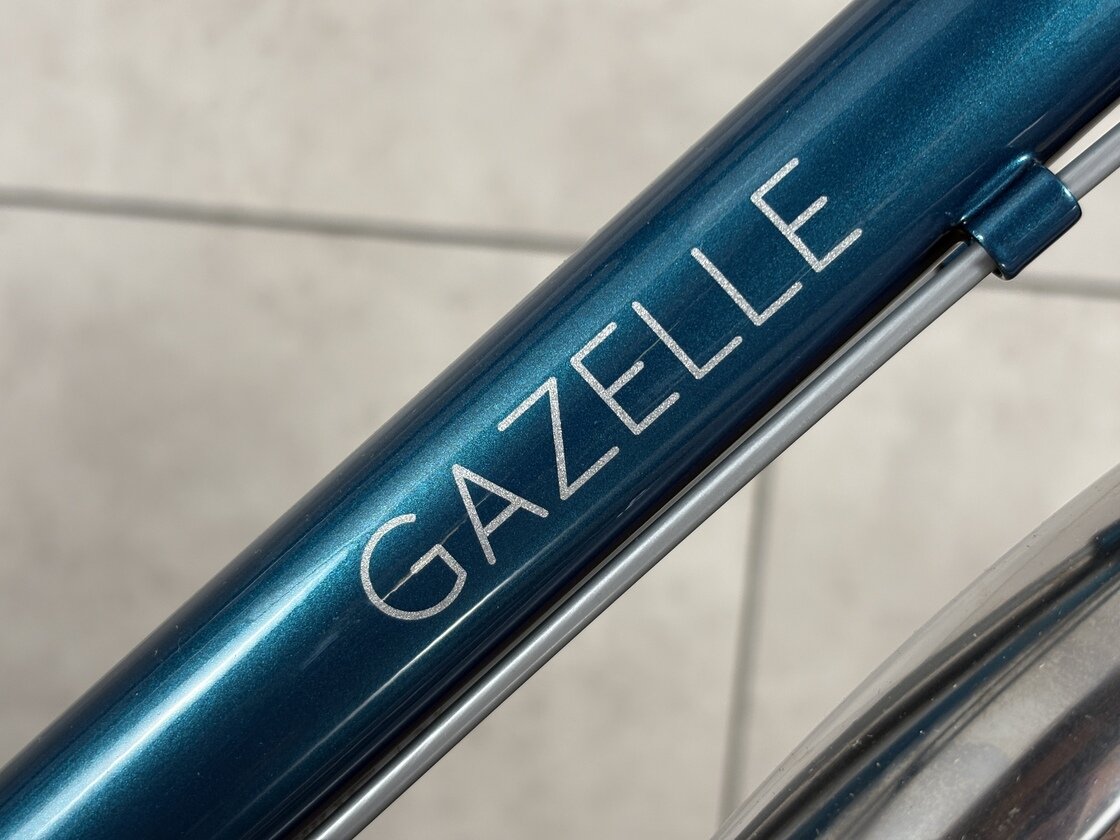 Rower miejski Gazelle Van Stael Born Blue