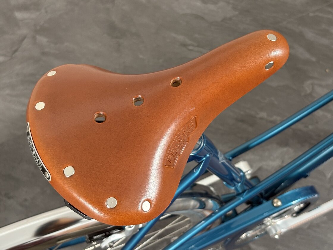 Rower miejski Gazelle Van Stael Born Blue