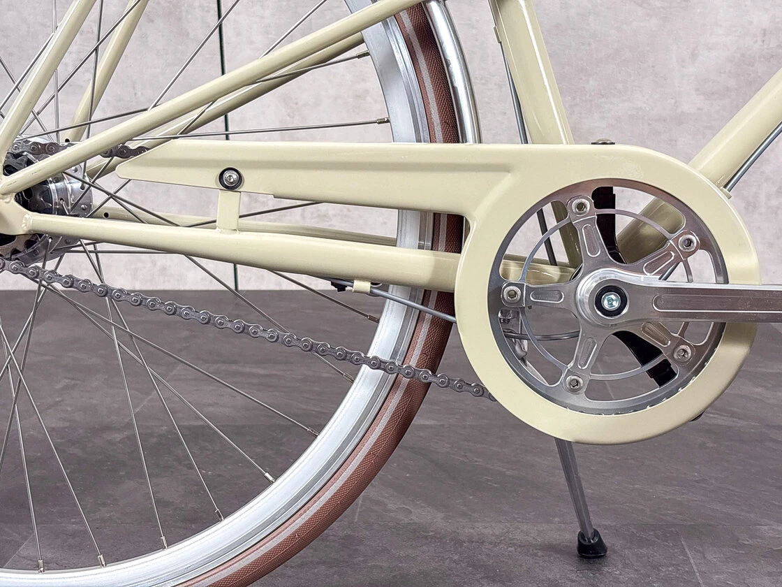Rower miejski Gazelle Van Stael Damski Caramel Khaki