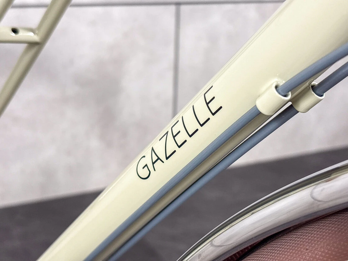 Rower miejski Gazelle Van Stael Damski Caramel Khaki