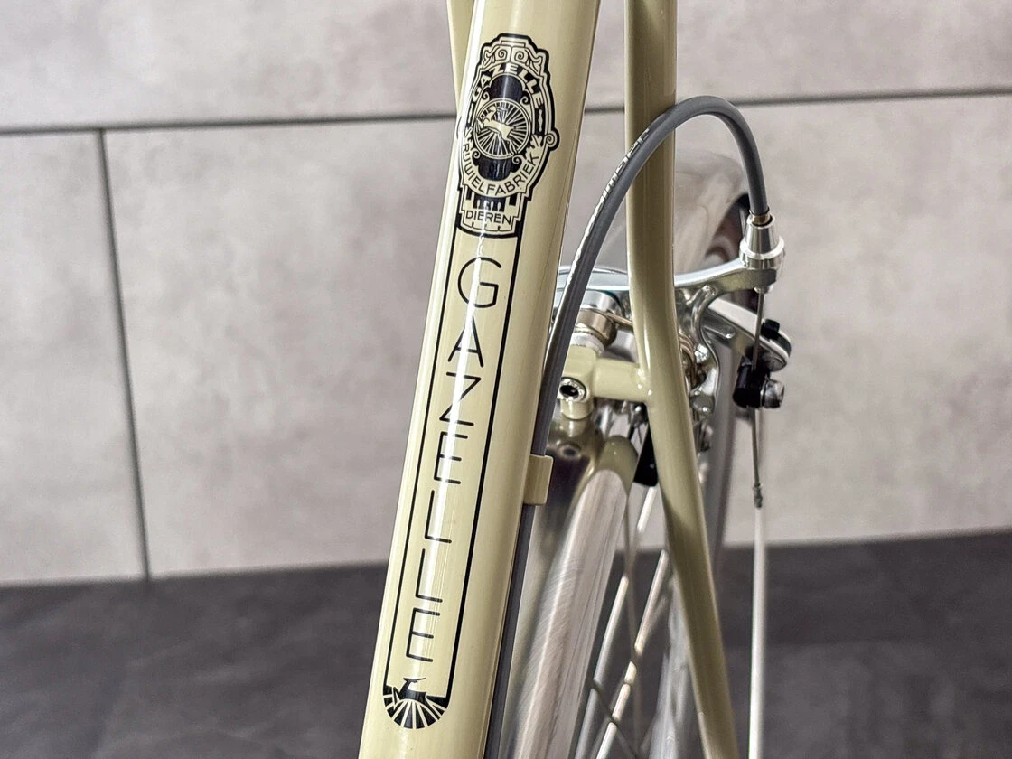 Rower miejski Gazelle Van Stael Damski Caramel Khaki