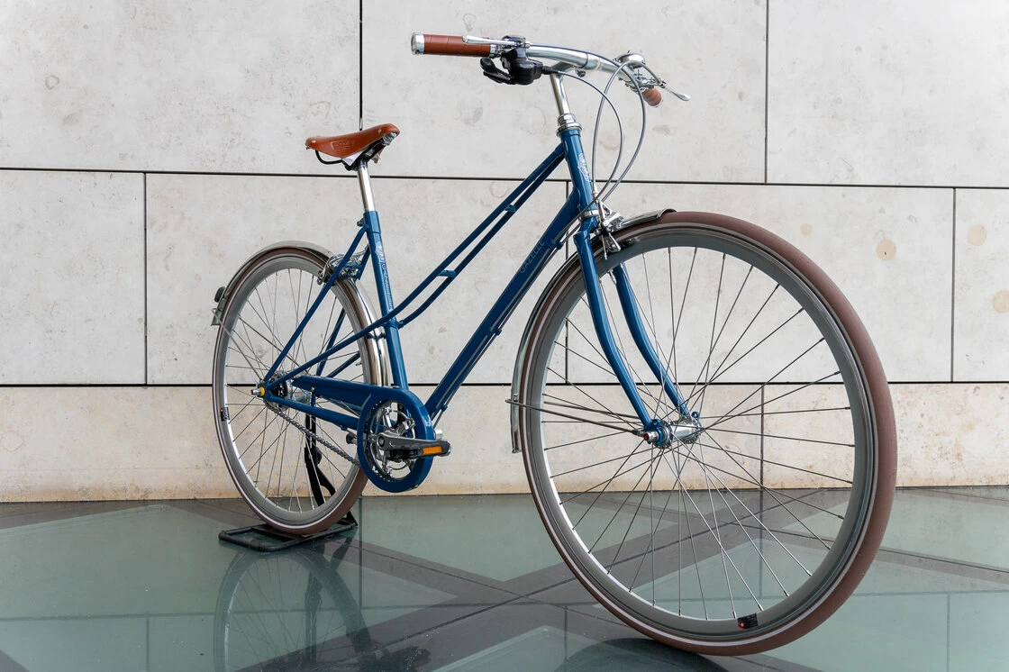 Rower miejski Gazelle Van Stael Ink Blue 59