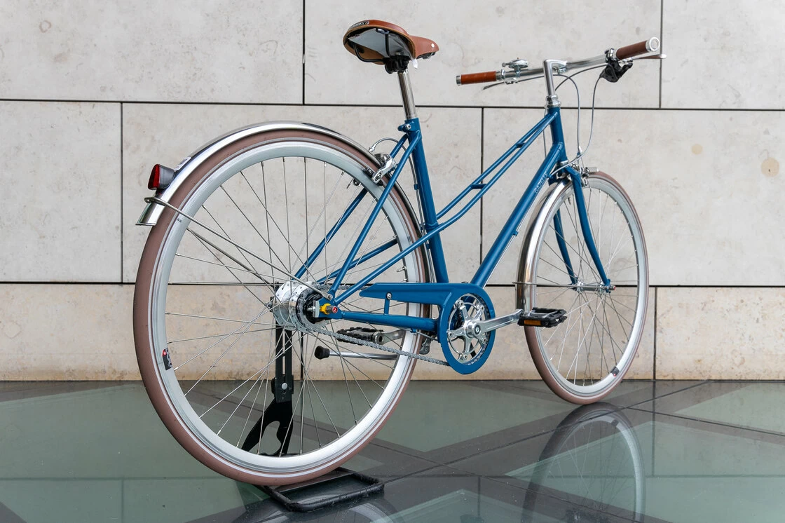 Rower miejski Gazelle Van Stael Ink Blue 59