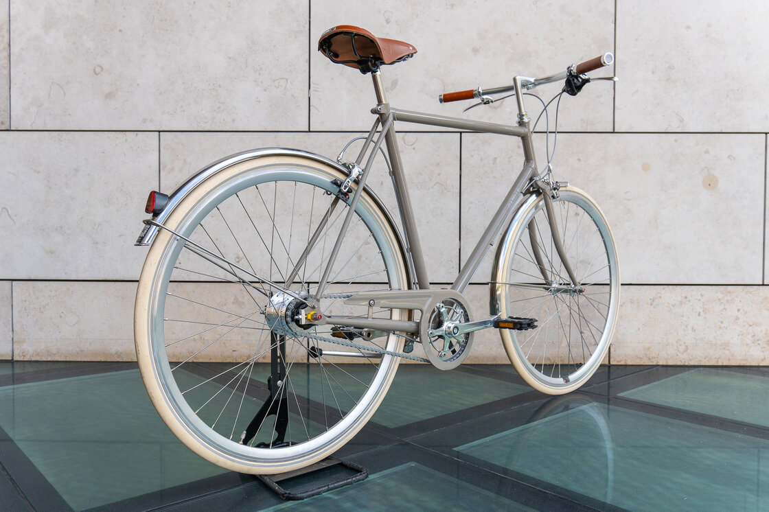 Rower miejski Gazelle Van Stael Męski Moon Rock