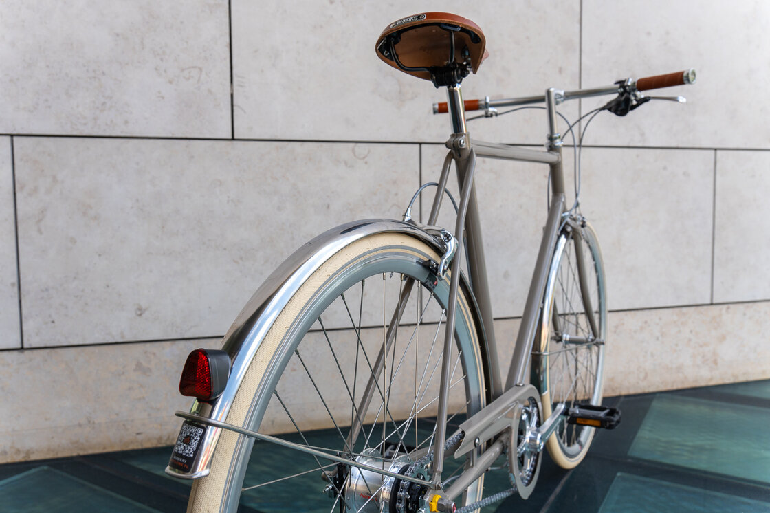 Rower miejski Gazelle Van Stael Męski Moon Rock