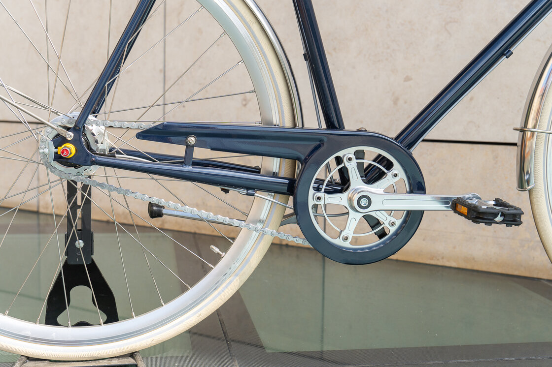 Rower miejski Gazelle Van Stael Męski Navy Blue