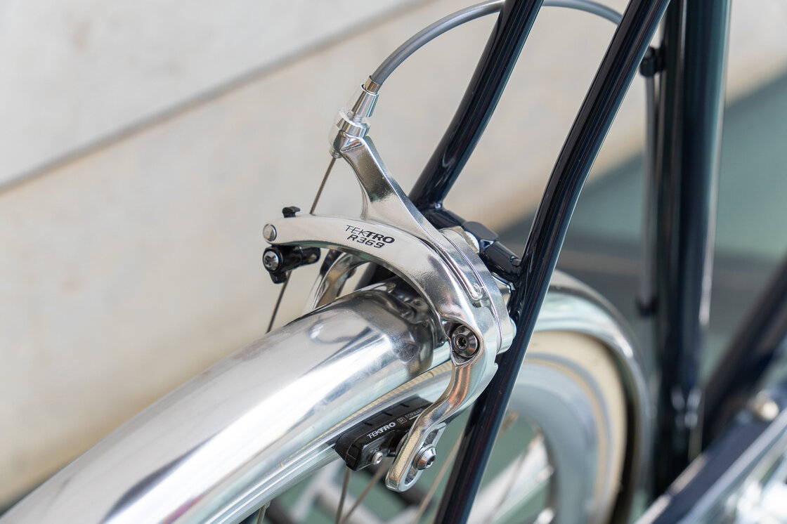 Rower miejski Gazelle Van Stael Męski Navy Blue