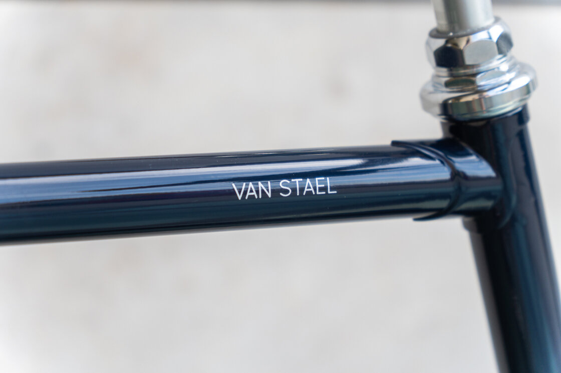 Rower miejski Gazelle Van Stael Męski Navy Blue
