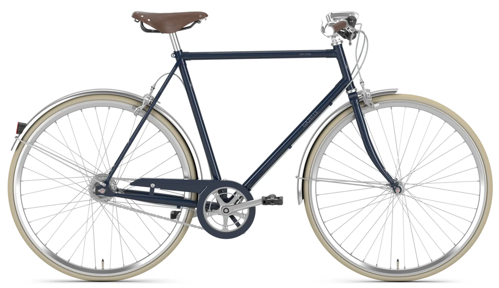 Rower miejski Gazelle Van Stael Męski Navy Blue 64