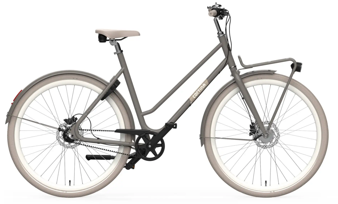 Rower miejski na pasku Cortina Zano Plus Driftwood Grey