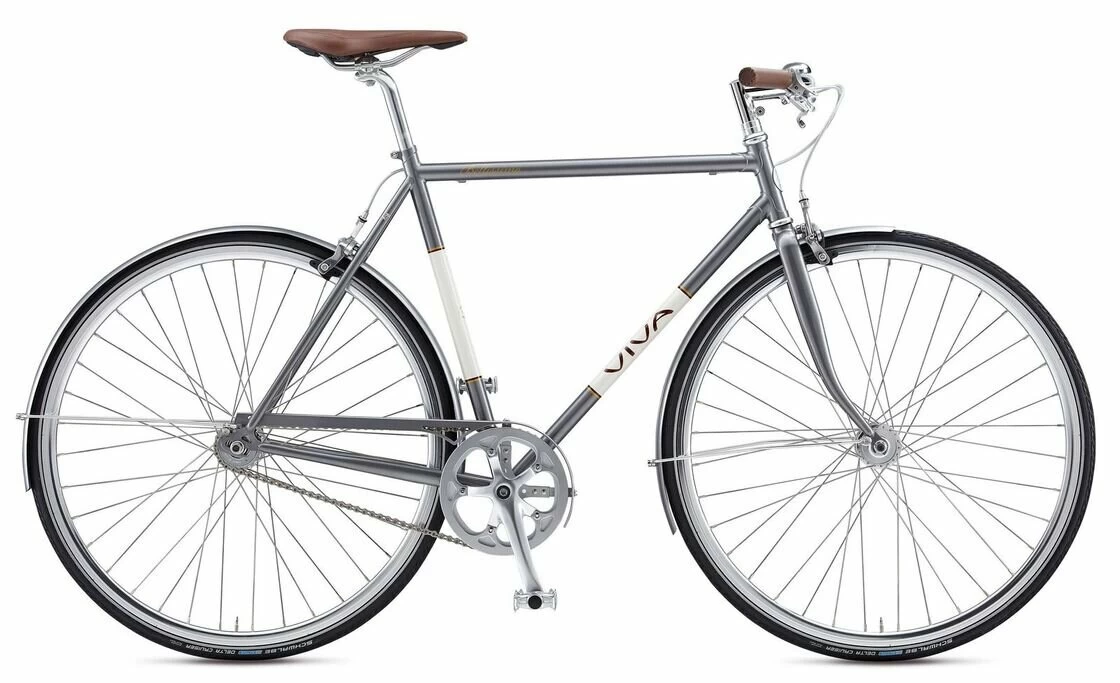 Rower miejski VIVA Bellissimo SingleSpeed Silver