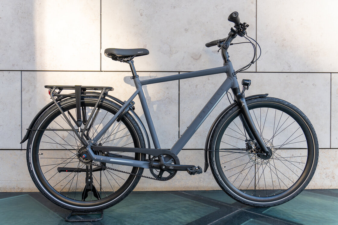 Rower na pasku Gazelle Chamonix S11 Alfine 11 Męski Cloud grey mat