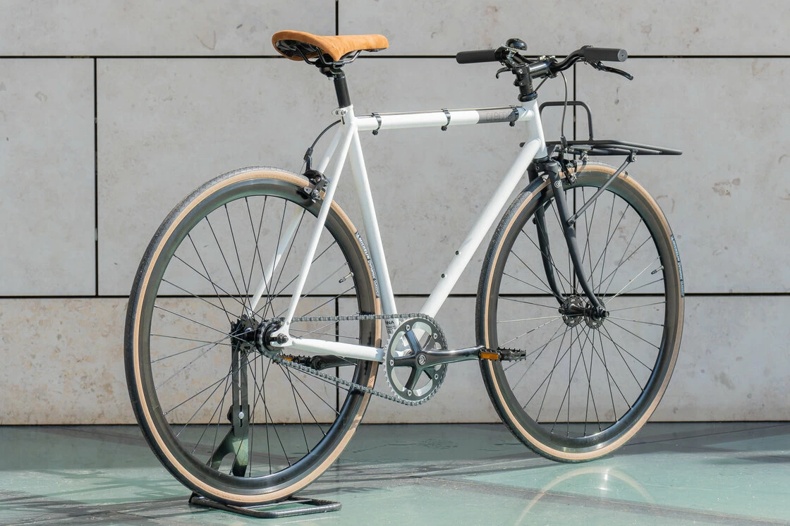 Rower ostre koło Creme Vinyl LTD  White L