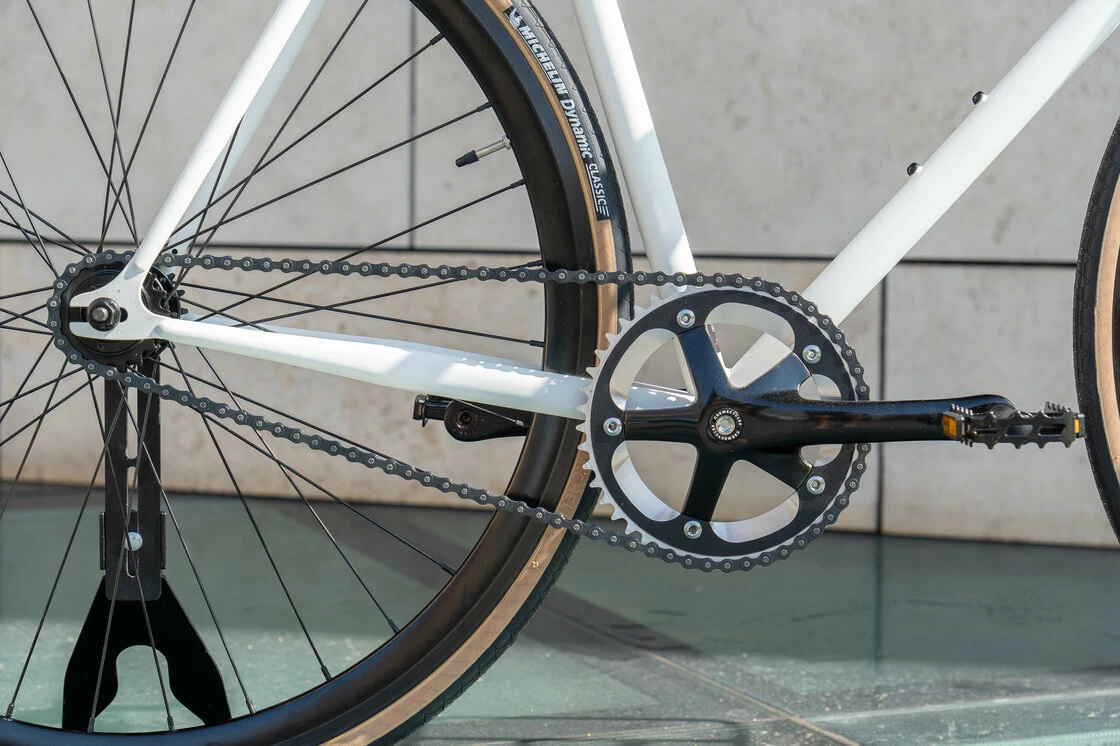 Rower ostre koło Creme Vinyl LTD  White L