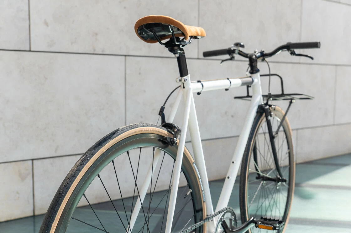 Rower ostre koło Creme Vinyl LTD  White L