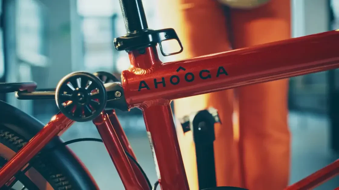 Rower składany Ahooga A-MAX Alfine 8 Ruby Red