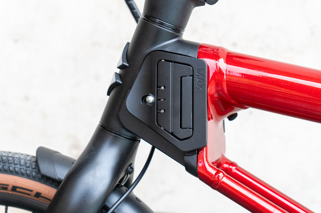 Rower składany Ahooga A-MAX Alfine 8 Ruby Red