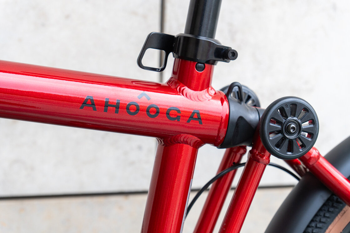 Rower składany Ahooga A-MAX Alfine 8 Ruby Red