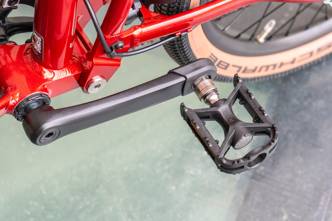 Rower składany Ahooga A-MAX Alfine 8 Ruby Red