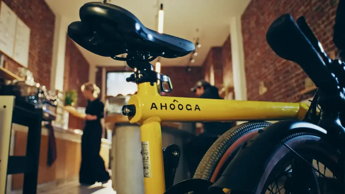 Rower składany Ahooga  A-MAX Derailleur 8 Bumblebee