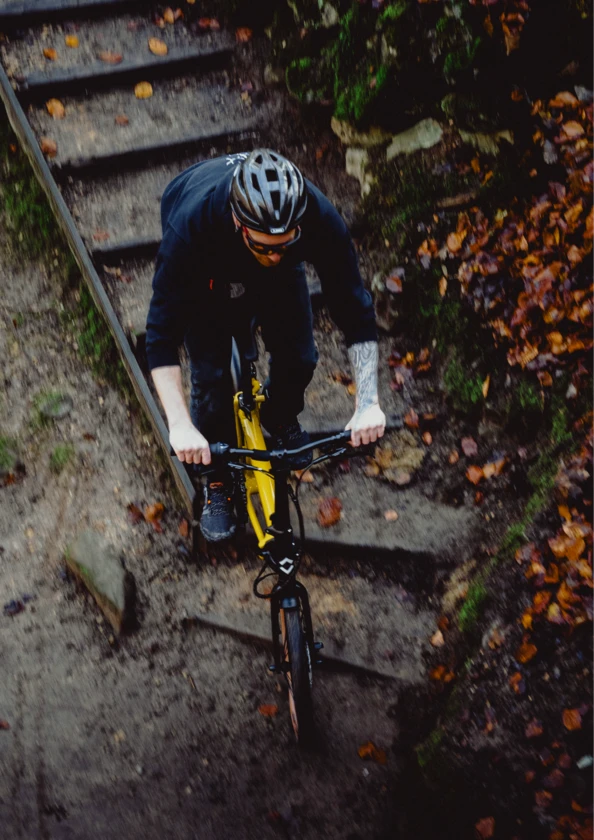 Rower składany Ahooga  A-MAX Derailleur Bumblebee