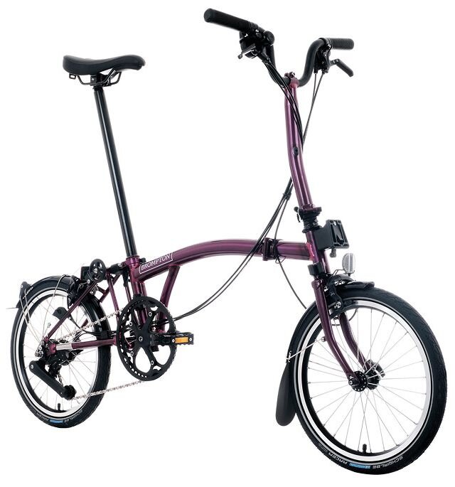 Rower składany Brompton C-Line 12 Amethyst Lacquer