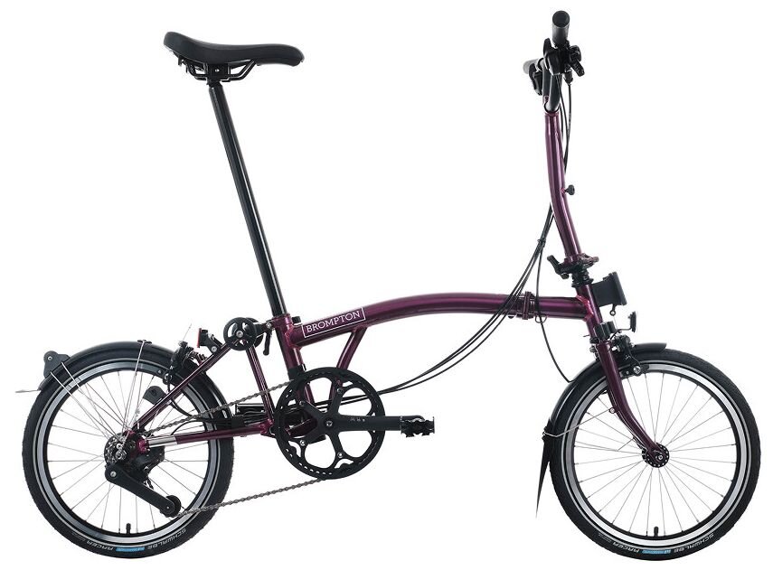 Rower składany Brompton C-Line 12 Amethyst Lacquer