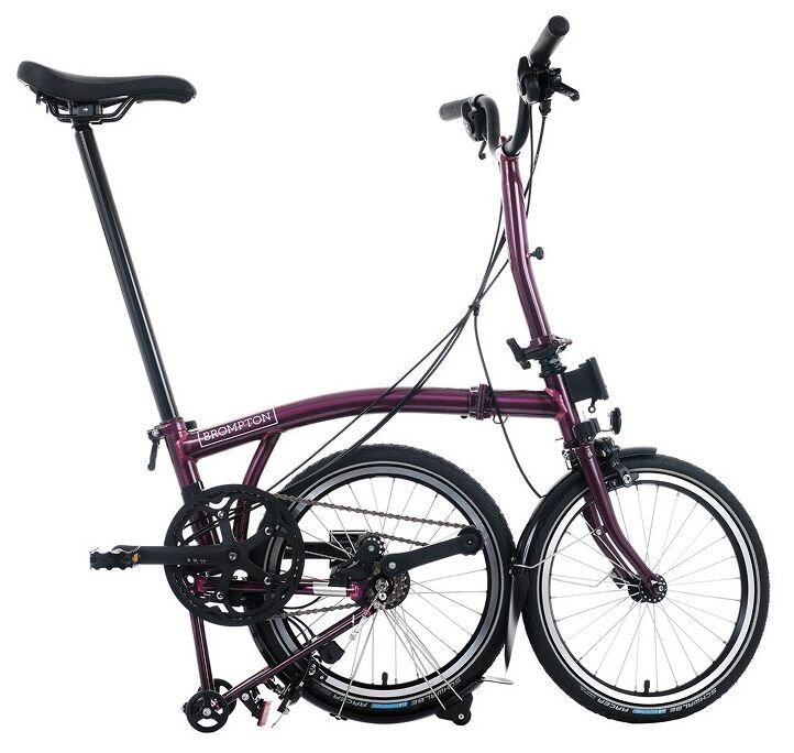 Rower składany Brompton C-Line 12 Amethyst Lacquer