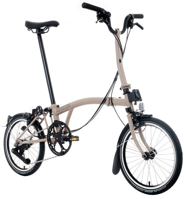 Rower składany Brompton C-Line 12 Dune Sand