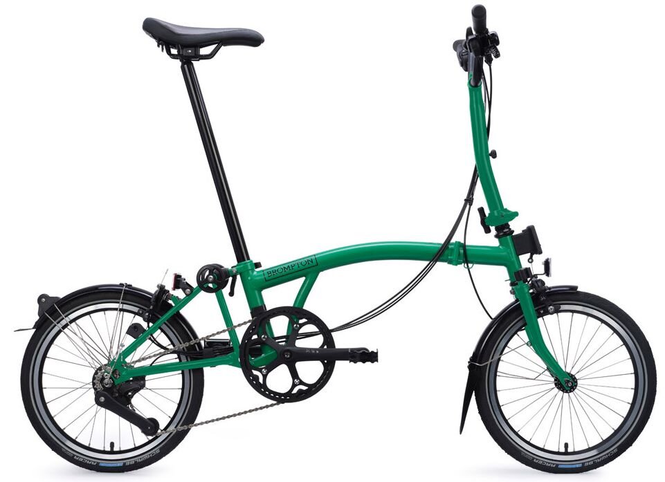 Rower składany Brompton C-Line 12 Palm Green