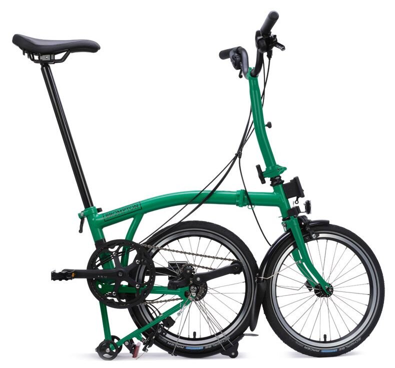 Rower składany Brompton C-Line 12 Palm Green