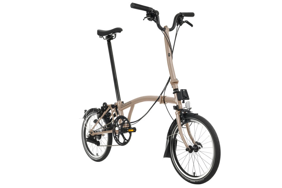 Rower składany Brompton C-Line 12s Dynamo SV8 Dune Sand