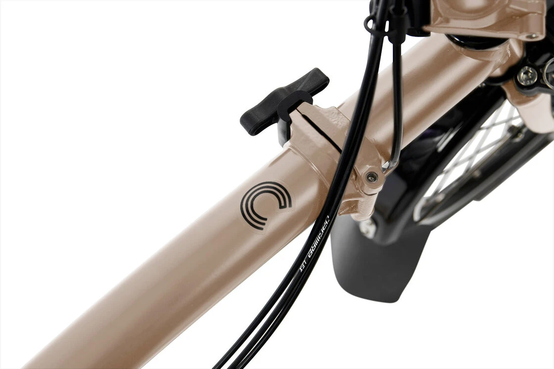 Rower składany Brompton C-Line 12s Dynamo SV8 Dune Sand