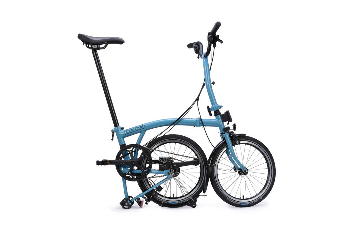 Rower składany Brompton C-Line 12s Cloud Metallic