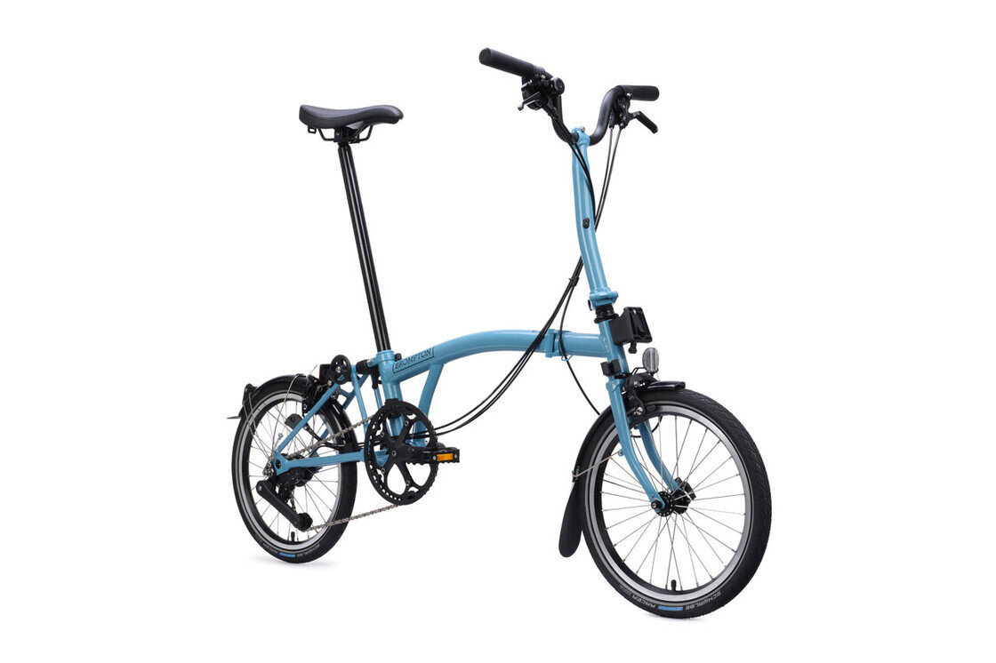 Rower składany Brompton C-Line 12s Cloud Metallic