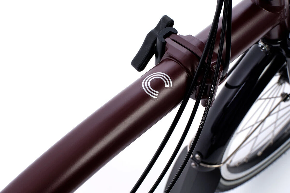 Rower składany Brompton C-Line 12s Plum Red