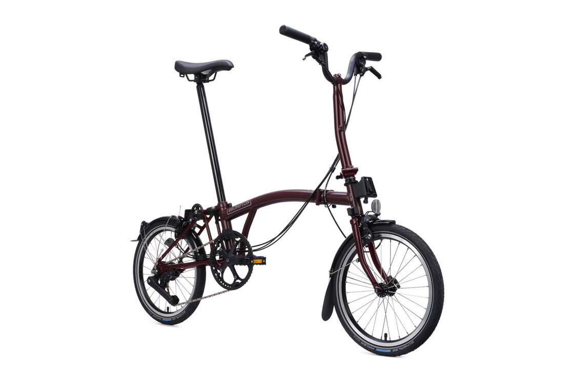 Rower składany Brompton C-Line 12s Red Plum