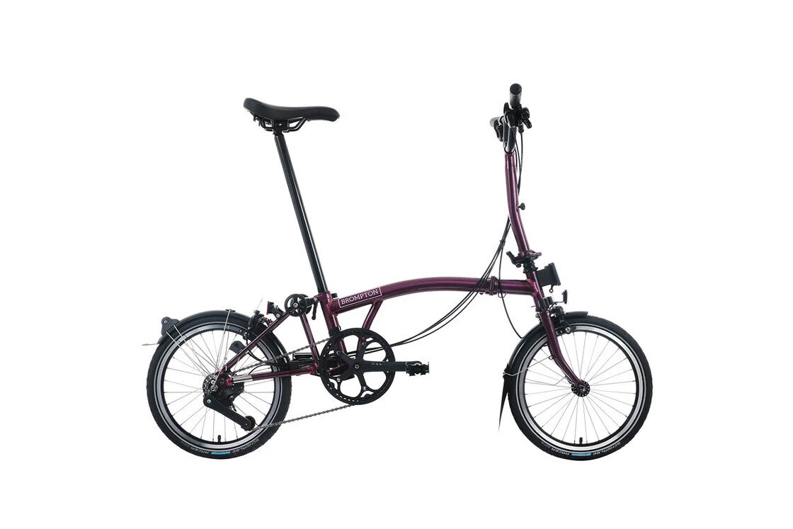 Rower składany Brompton C-Line 4s Dynamo SV8 Amethyst Lacquer