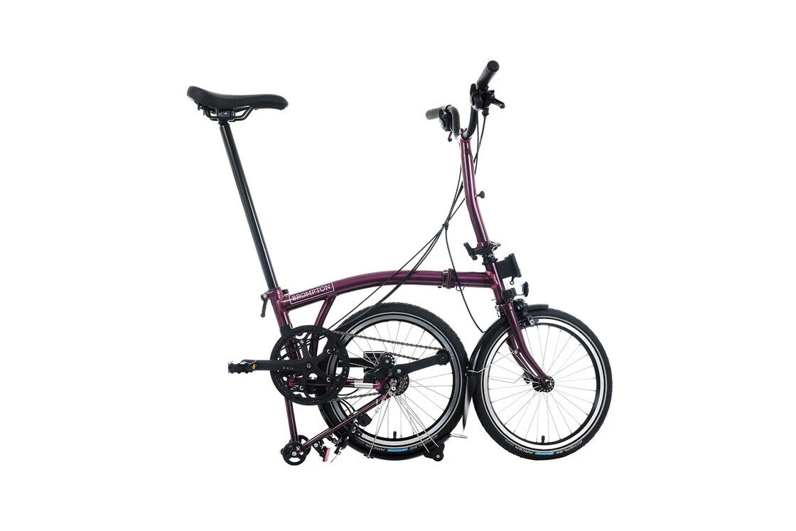 Rower składany Brompton C-Line 4s Dynamo SV8 Amethyst Lacquer