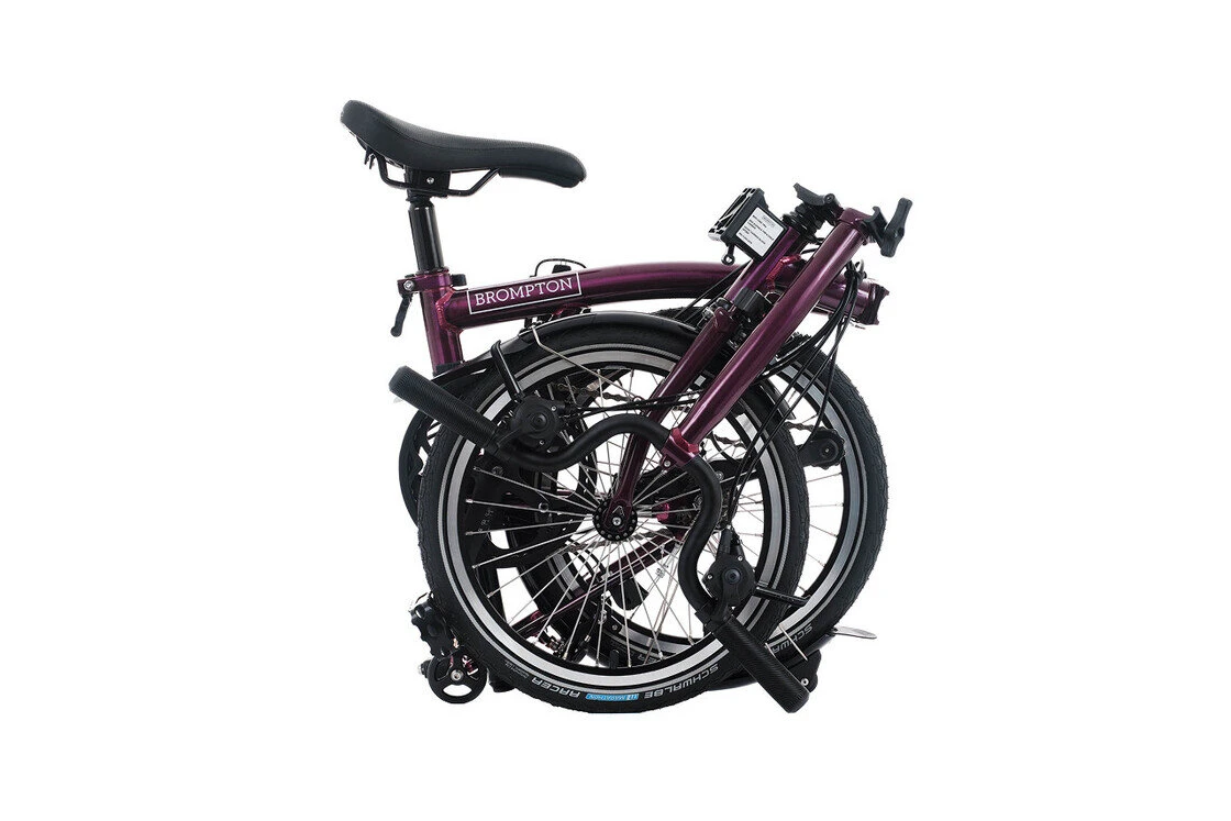 Rower składany Brompton C-Line 4s Dynamo SV8 Amethyst Lacquer