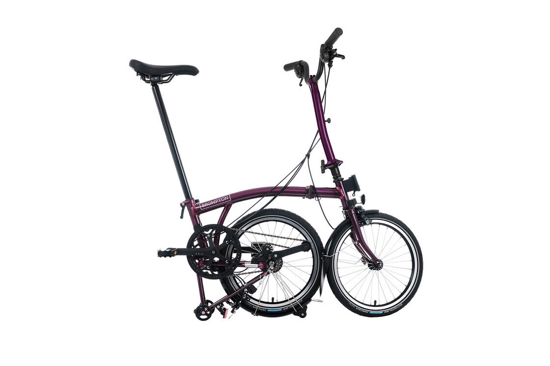 Rower składany Brompton C-Line 4s Dynamo SV8 Amethyst Lacquer