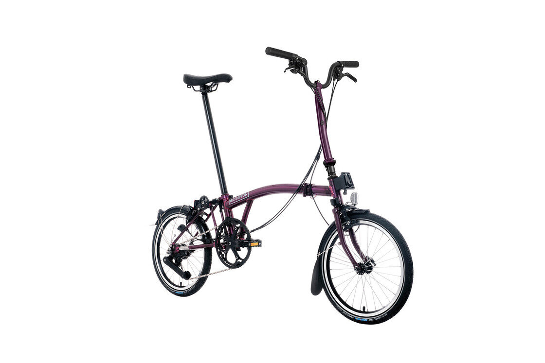 Rower składany Brompton C-Line 4s Dynamo SV8 Amethyst Lacquer
