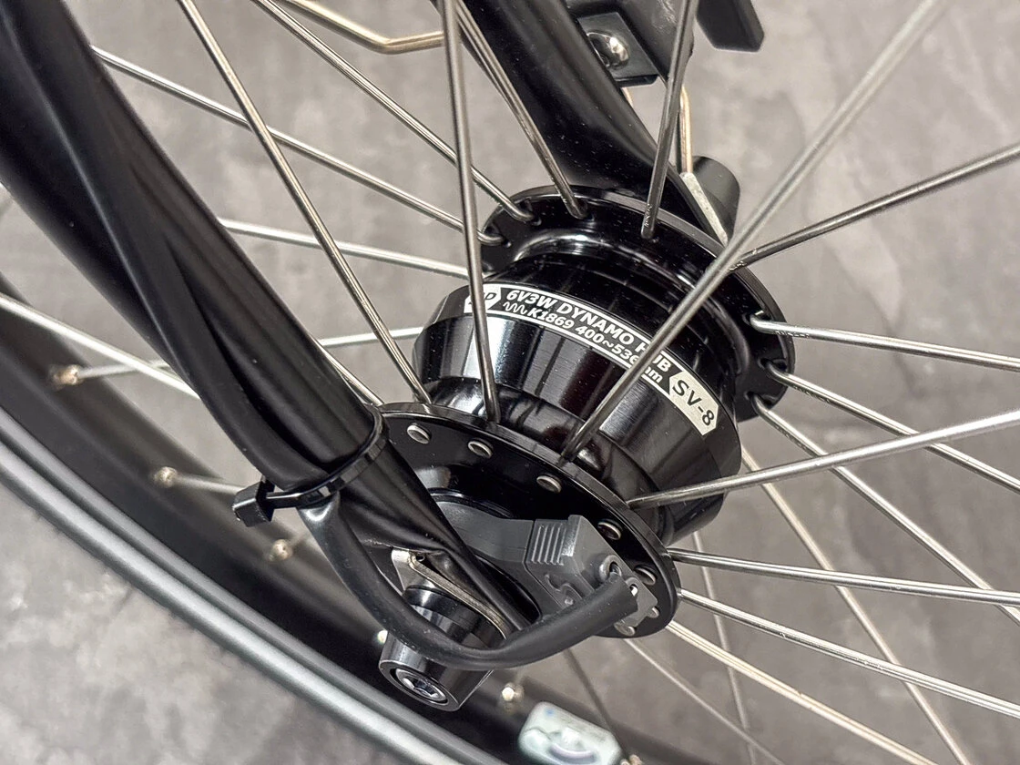 Rower składany Brompton C-Line 4s Dynamo SV8 DuneSand