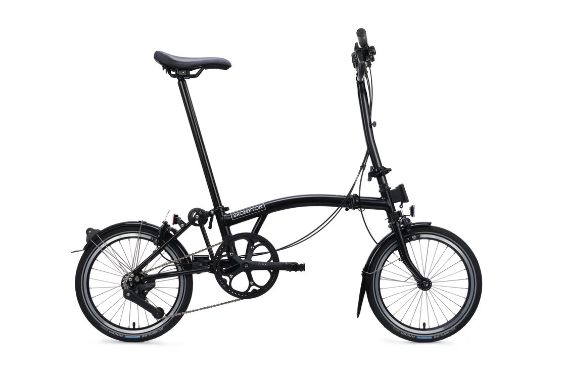 Rower składany Brompton C-Line 4s Dynamo SV8 Matt Black