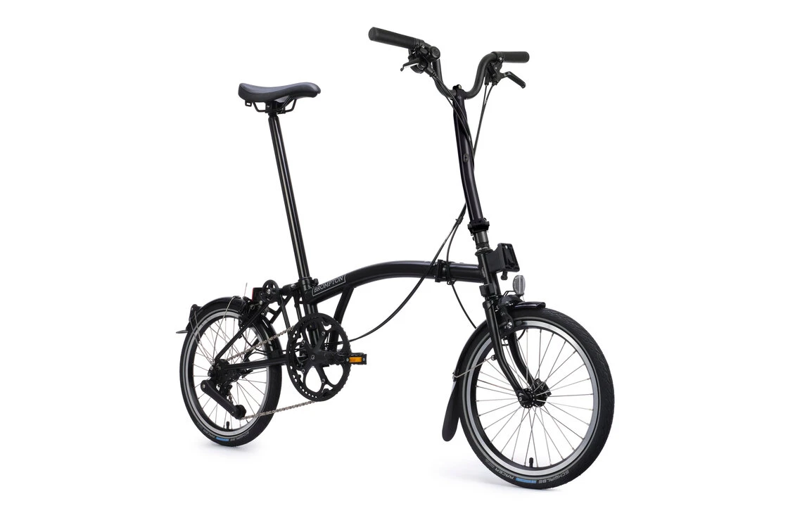 Rower składany Brompton C-Line 4s Dynamo SV8 Matt Black