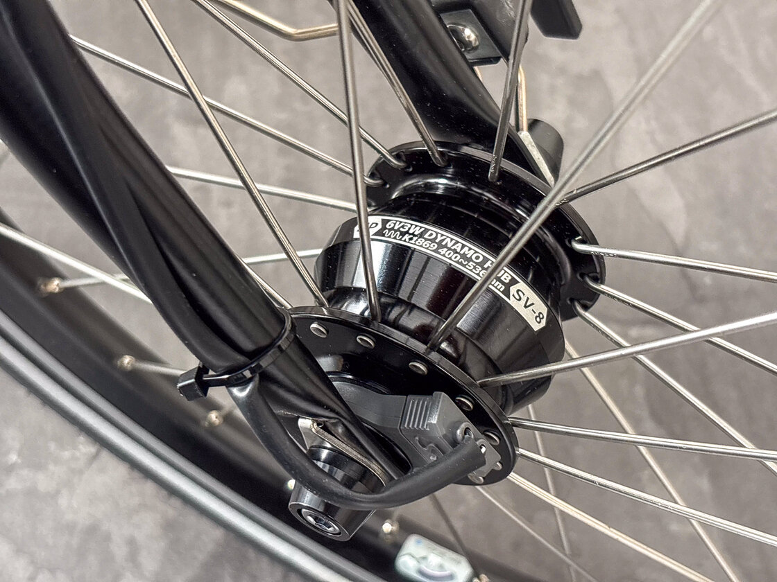 Rower składany Brompton C-Line 4s Dynamo SV8 Matt Black