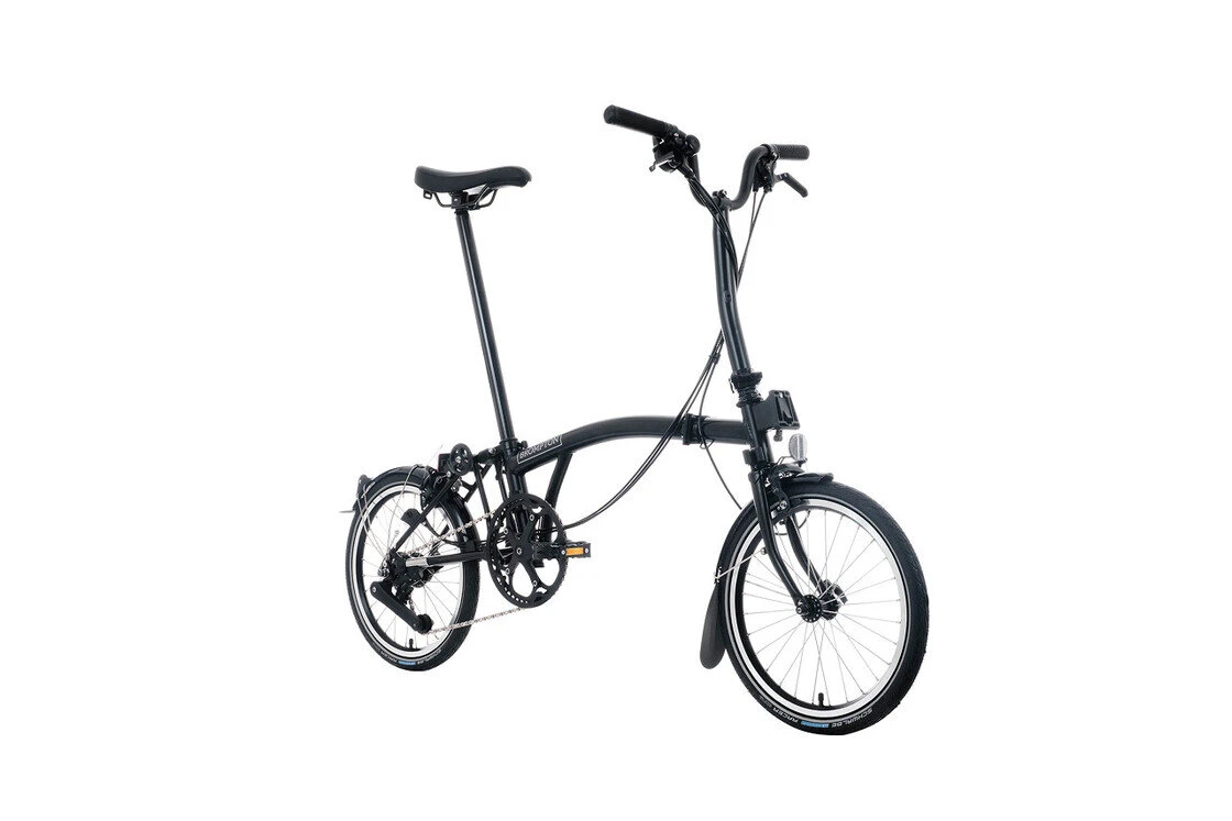 Rower składany Brompton C-Line 4s Dynamo SV8 Matt Black SV8