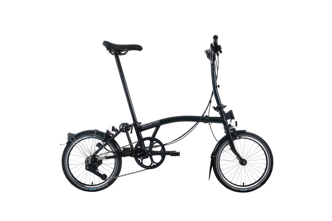 Rower składany Brompton C-Line 4s Dynamo SV8 Matt Black SV8